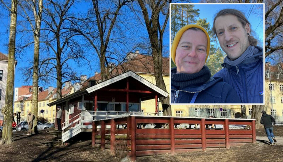 Veslemøy Pedersen (42) og Fabien Chaon (38) la merke til at det røde huset i Torshovparken hadde stått tomt i lang tid. Dette ga dem en ide.