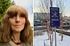 Forbudsskilt mot mating av fugler og Jenny Rolness