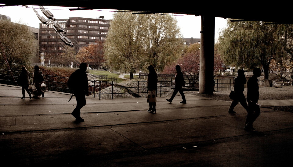OSLO 20111031. Natt til lørdag ble en ung kvinne overfalt og voldtatt av to menn ved Vaterlands bru i Vaterlandsparken i Oslo sentrum.Foto: Stian Lysberg Solum / NTB