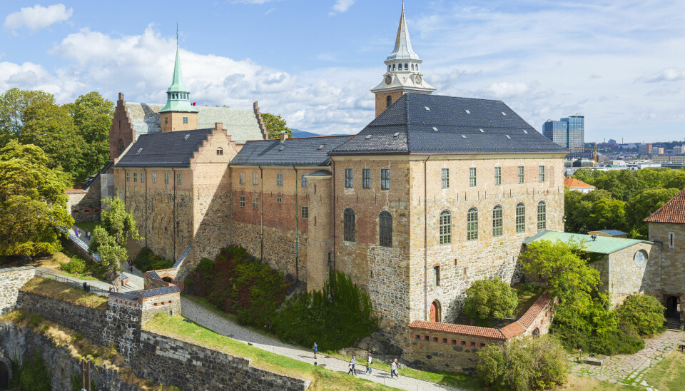 Akershus slott fra sjøsiden.