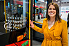Oslo 20230414. Byråd for miljø og samferdsel Sirin Stav under markeringen av oppstart for Indre by-kontrakter, nye busser for miljøvennlig busstilbud og nytt bussanlegg for Oslo.Foto: Beate Oma Dahle / NTB