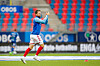 Oslo 20230416. Hjemmelagets Stefan Strandberg i oppvarming før eliteseriekampen i fotball mellom Vålerenga og Sarpsborg 08 på Intility Arena.