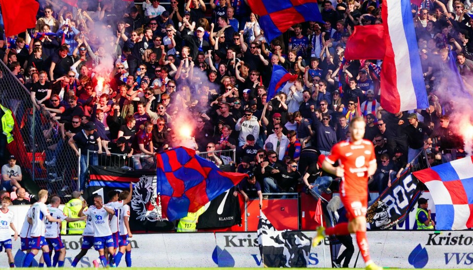 Vålerenga-fansen var i fyr og flamme etter østkantklubbens utlikning.