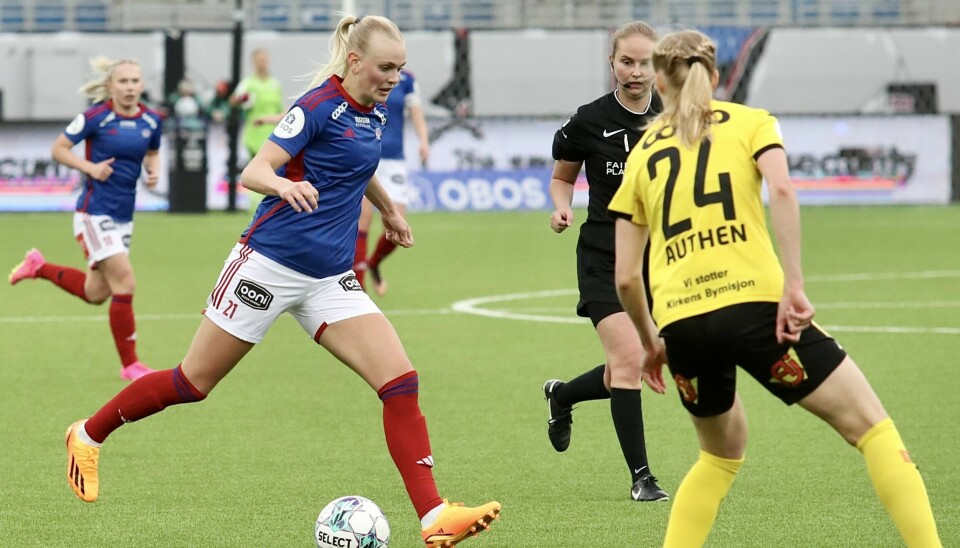 Vålerengas toppscorer, Karina Sævik, har hatt en svært god sesong så langt i år.