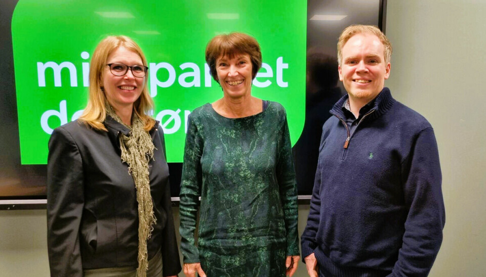 Fra venstre: Maren Esmark, Zdena Cervenka og Per-Anders Hansen