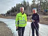 Seksjonssjef i bymiljøetaten, Knut Johansson er sjef for Oslo kommunes løypekjørere og Aud Jørstad.