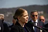 Skuespiller Alexandra Gjerpen holdt en engasjert tale om krigsseilerne.