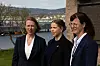 Fra venstre: Statsråd Anniken Huitfeldt, skuespiller Alexandra Gjerpen og avdelingsdirektør ved Norsk Maritimt Museum, Elisabeth Solvang Koren.