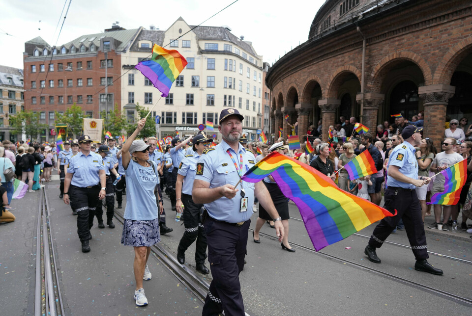 Oslo 20190622.Oslo Pride Parade 2019. Paraden går fra Grønland til Pride Park i Spikersuppa i Oslo sentrum.