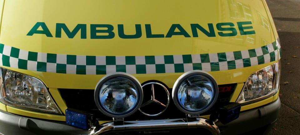 Motorsyklist til sykehus etter trafikkulykke med bil på St. Hanshaugen