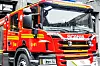Da brannfolkene kom frem til Kantarellen hadde naboer slått ned de verste flammene.