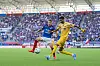 Oslo 20230604. Vålerengas Vegar Eggen Hedenstad og Bodø/Glimts Amahl Pellegrino under eliteseriekampen i fotball mellom Vålerenga og Bodø/Glimt på Intility Arena.Foto: Fredrik Varfjell / NTB