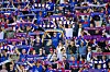 Oslo 20230604. Vålerenga fans under eliteseriekampen i fotball mellom Vålerenga og Bodø/Glimt på Intility Arena.Foto: Fredrik Varfjell / NTB