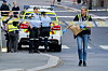 Oslo 20230605. Politiet rykket ut etter en melding om at person er stukket i kroppen med skarp gjenstand på Vålerenga Foto: Terje Bendiksby / NTB