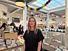 Jorunn Rike jobber hos Tronsmo bokhandel og setter pris på at Patti Smith vil signere bøker der.