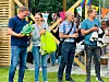Braathen Landskapsentreprenør og nymiljøetaten i Oslo kommune fikk utdelt skilpaddefigurer på åpningsfesten som takk for sin innsats.