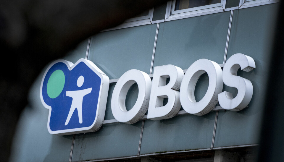 Oslo 20221208. OBOS logoen
