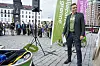 Oslo 20230810. MDG med Arild Hermstad starter valgkampen i Oslo torsdag.