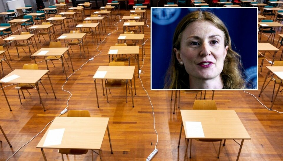 Byråd Sunniva Holmås Eidsvoll (SV) (innfelt) håper utprøvingen Oslo-elever nå inviteres med på, kan føre til en permanent løsning som gjør at skoleeksamen ikke lenger er nødvendig.