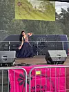 Det ble også plass til litt dans på scenen under Mortensrud Festival.
