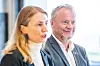 Oslo 20211019. Byrådsleder Raymond Johansen og Sunniva Holmås Eidsvoll holder pressekonferanse i forbindelse med endring i sammensetningen av byrådet i Oslo. Sunniva Holmås Eidsvoll oppnevnes som byråd for oppvekst og kunnskap og Inga Marte Thorkildsen trer ut av byrådet.Foto: Håkon Mosvold Larsen / NTB