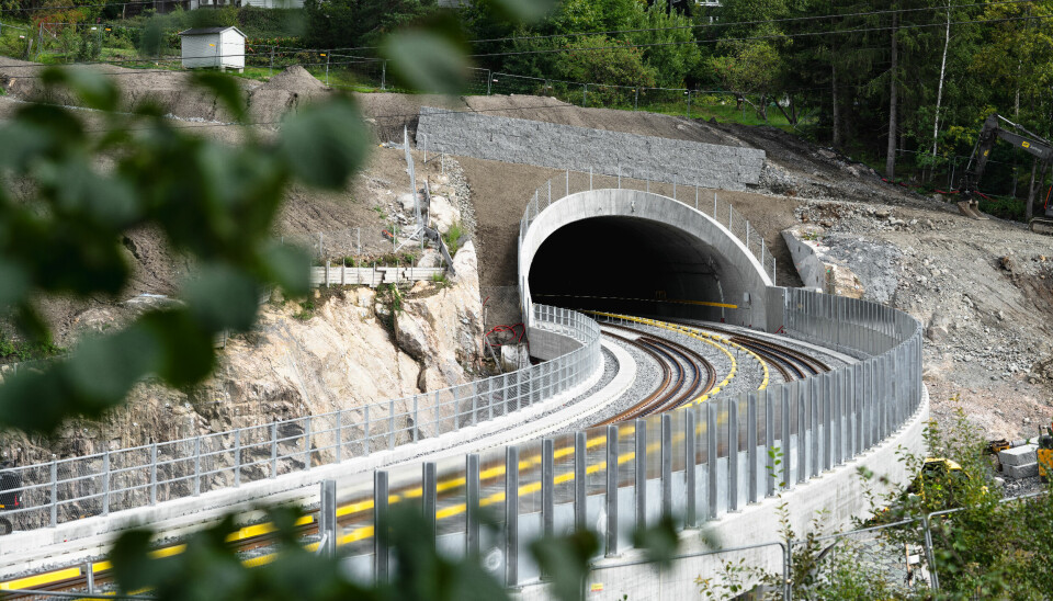 Sporveien markerte den nye Hellerudtunellen i dag.
