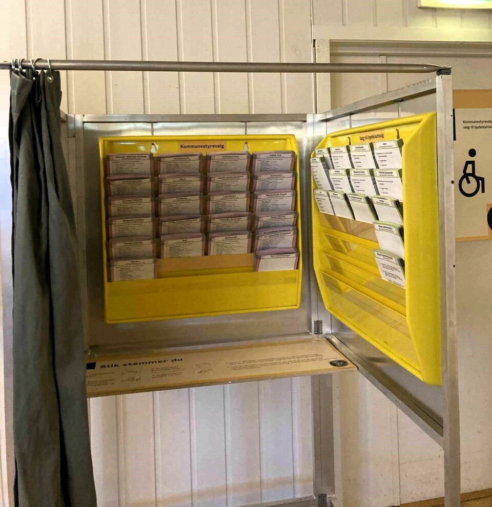 Stemmeavlukke ved Folkvang Høybråten.