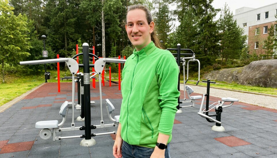 Christoph Franz Rekdal i treningsparken