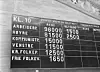 Valgresultater fra lokalvalget i Oslo 1955 ble offentliggjort på tavler.