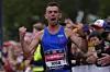 Oslo 20230916. Tage Morken Augustson fra Varegg vant dagens BMW Oslo Maraton etter at den som kom først i mål ble disket. Augustson ble dermed også norsk mester.