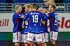 Oslo 20230917. Vålerenga feirer etter Elisas Hagen scorer under eliteseriekampen i fotball mellom Vålerenga og Aalesund på Utility Arena.