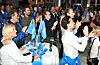 God stemning på Oslo Høyres valgvake. Partiet er den store vinneren i hovedstaden. Foto: Arnsten Linstad
