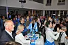 Oslo Høyres valgvake 2023 ble en triumfferd. Til v. i bildet følger ekteparet Michael Tetzschener og Kristin Clemet med på resultatene som kommer inn. Foto: Arnsten Linstad