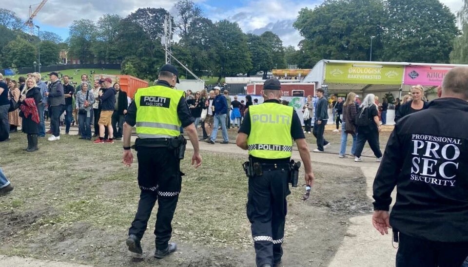 Politi, Øyafestivalen