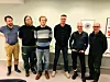 Fra venstre: Adam T. Tumidajewicz, Audun Sanderud, Håkon Elfving, Kristoffer Vetvik, Kristian Nybø, Ole Bakke