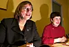 OSLO 20001123:Arbeiderpartiet og SV gir opp forsøket på å danne byråd i Oslo, etter at Frp, Høyre, KrF og Venstre har gått sammen om budsjettsamarbeid. Dette informerte gruppeleder for Oslo Ap , Ann-Marit Sæbønes (tv) , og gruppeleder for SV, Kari Pahle, om på en pressekonferanse.Foto: Knut Fjeldstad / NTB