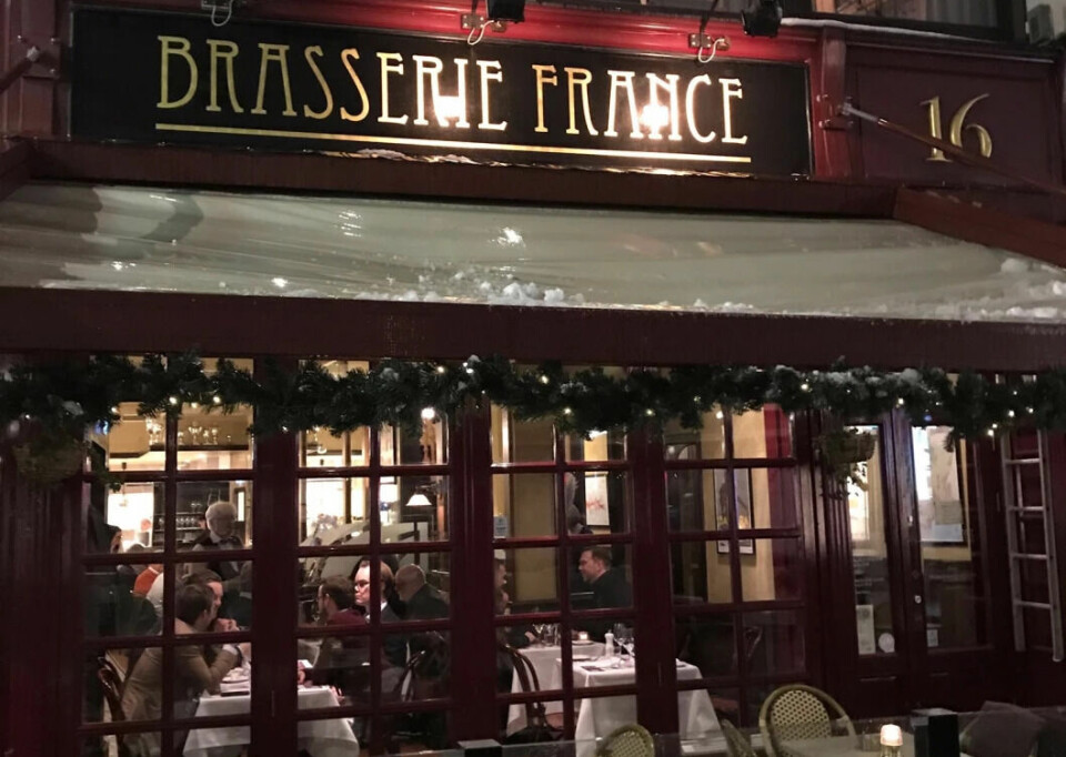 I over 20 år har Brasserie France vært en svært populær og anerkjent restaurant i Øvre Slottsgate.
Foto: Brasserie France