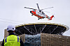 Oslo 20221118. Oslo universitetssykehus HF med bistand fra Forsvaret og Justis- og beredskapsdepartementets NAWSARH-prosjekt gjennomfører beredskapsøvelse med det nye redningshelikopteret SAR Queen AW101 på Ullevål sykehus.