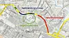 Ring 1 er en viktig øst-vest akse mellom Slottet og Oslo bussterminal. Omlag 17.400 biler passerer gjennom Hammersborgtunnelen hver dag. Illustrasjon: Statens vegvesen