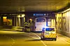 Oslo 20190708.En utenlandsk buss har kjørt seg fast i Hammersborgtunnelen mandag formiddag.Foto: Trond Reidar Teigen / NTB