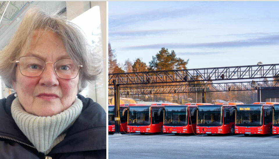 Pensjonist Inger Kristine Dahl er lite fornøyd med Ruters endringer på linje 58.