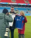 Ordfører for Trondheim, Kent Ranum (H), og Oslos ordfører Anne Lindboe (H) holdt et veddemål om lørdagens kamp mellom Rosenborg og Vålerenga.