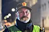 Oslo 20231126. Innsatsleder i Oslo politidistrikt Svend Bjelland ved stedet der en person ble alvorlig skadet etter å ha blitt påkjørt av en bil ved Solli plass.