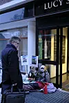 Rektor Svein Stølen og Palestina-aktivister