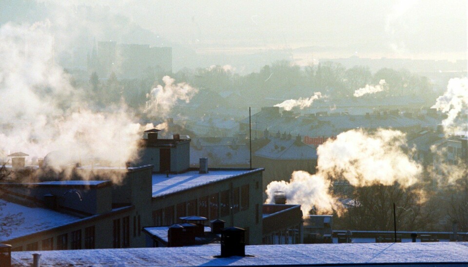 Det er kaldt i Oslo, og forbruk av strøm og fyring nødvendig. Strømprisen når en landstopp i Oslo mandag ettermiddag. Bildet er tatt ved en tidligere anledning.