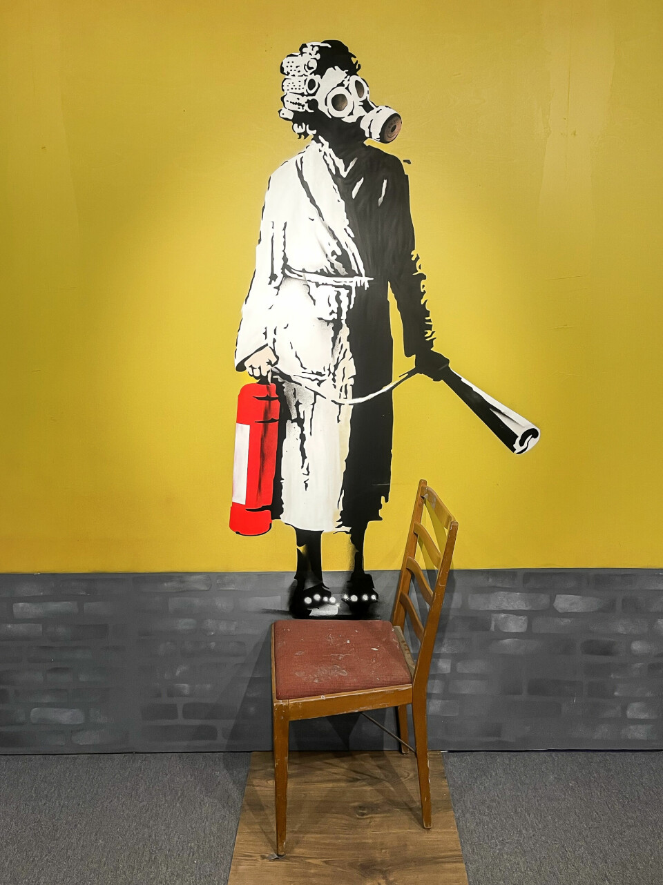 Fra Mystery of Banksy-utstillingen.