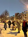 Den levende julekalenderen på Torshov.