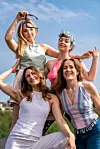 Ingrid Bergtun, Mari Norden, Ingrid Vik Lysne og Jenny Skavlan.