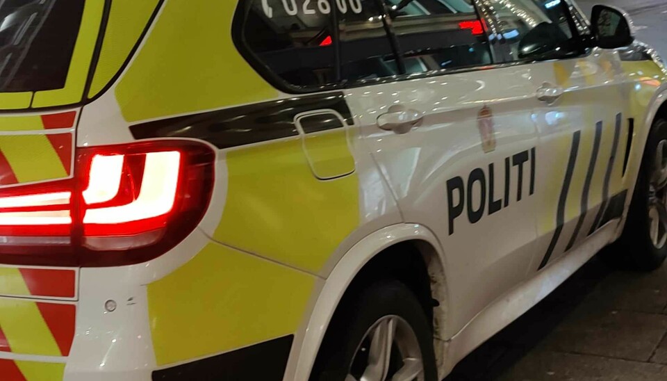 Politibil på Karl Johans gate Illustrasjonsfoto: Arnsten Linstad