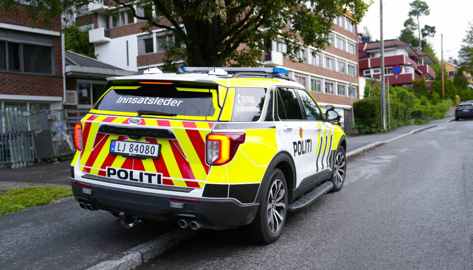 Oslo 20230725. Politiet jobber på stedet etter en alvorlig voldshendelse. Fornærmede er alvorlig skadd og kjørt til sykehus. Gjerningsmannen er pågrepet. Foto: Beate Oma Dahle / NTB